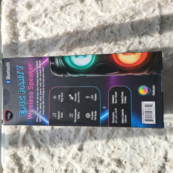 🆕️Ihip Epic Party Wireless Speaker - Picture 4 of 6